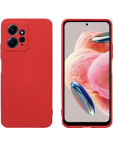 Vivid Silicone Cover Redmi Note 12 4G Thermal Red