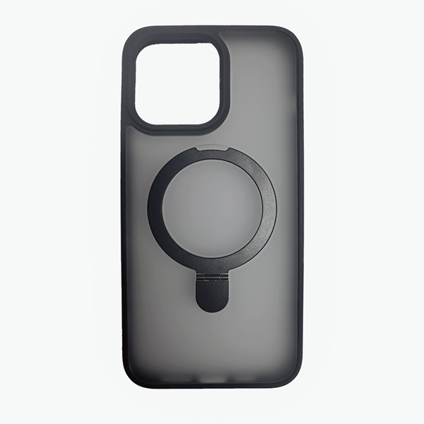 Vivid Magsafe Ring Stand Case Apple iPhone 15 Pro Black
