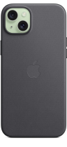 Apple iPhone 15 Plus FineWoven Case with MagSafe Black