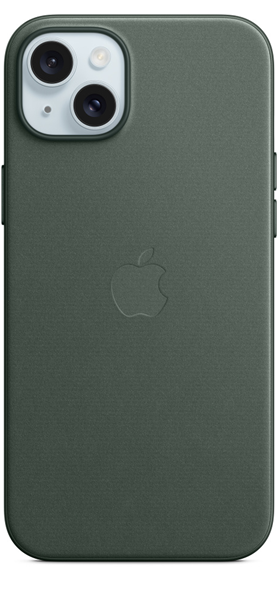 Apple iPhone 15 Plus FineWoven Case with MagSafe Evergreen