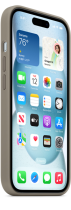 Apple iPhone 15 Silicone Case with MagSafe Clay