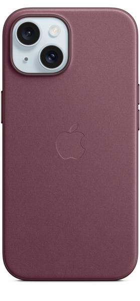 Apple iPhone 15 FineWoven Case with MagSafe Mulberry