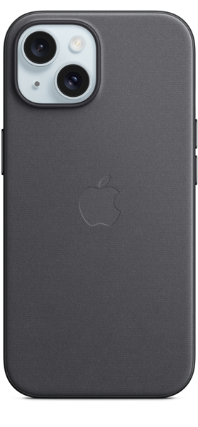 Apple iPhone 15 FineWoven Case with MagSafe Black