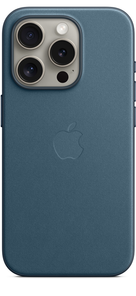 Apple iPhone 15 Pro FineWoven Case with MagSafe Pacific Blue