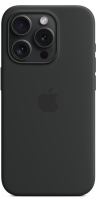 Apple iPhone 15 Pro Silicone Case with MagSafe Black