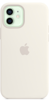 Apple Silicone Case iPhone 12/12 Pro with MagSafe White