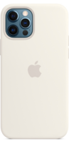 Apple Silicone Case iPhone 12/12 Pro with MagSafe White