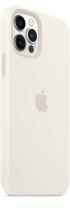 Apple Silicone Case iPhone 12/12 Pro with MagSafe White