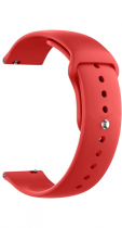 Vivid Universal Watch Strap Silicone 22mm Red