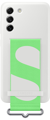 Samsung Silicone/Strap Cover Galaxy S21 FE White