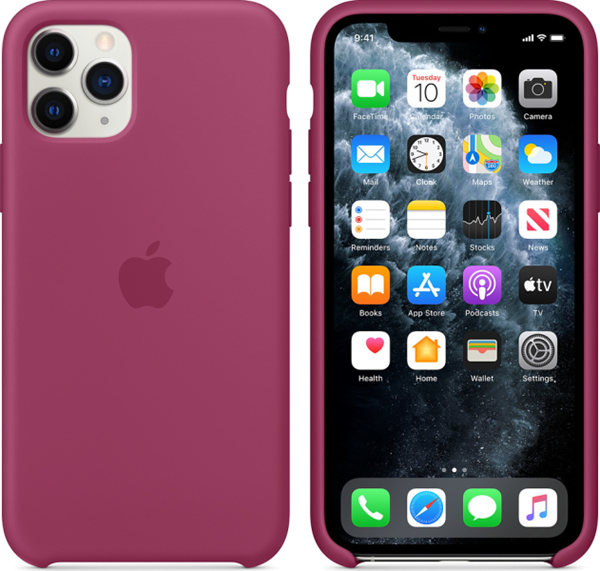 Apple Silicone Case iPhone 11 Pro Pomegranate