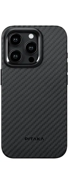 Pitaka MagEZ Case Pro 4 Apple iPhone 15 Pro Black / Grey / Twill