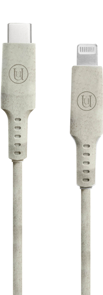 Uunique Eco Friendly USB C to Lightning Cable White