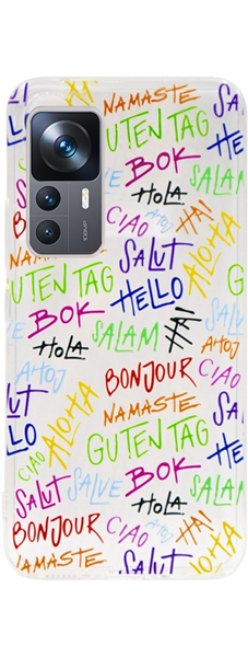Vivid Case Slim TPU Xiaomi 12 Pro Letters