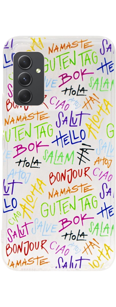 Vivid Case Slim TPU Samsung Galaxy A54 5G Letters