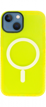 Vivid Magsafe Silicone Case Apple iPhone 13 Yellow