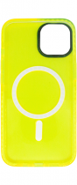 Vivid Magsafe Silicone Case Apple iPhone 13 Yellow