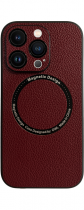 Vivid Magsafe Leather Case Apple iPhone 13 Pro Purple