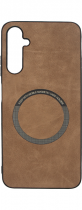 Vivid Magsafe Wooden Pattern Case Samsung Galaxy A35 5G Brown