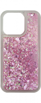 Vivid Liquid Glitter Case Apple iPhone 14 Pro Pink