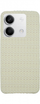 Vivid Woven Pattern Case Redmi Note 13 5G Beige