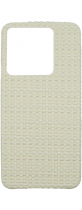 Vivid Woven Pattern Case Redmi Note 13 5G Beige