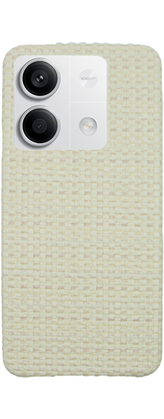 Vivid Woven Pattern Case Redmi Note 13 5G Beige