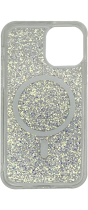 Vivid Magsafe Glitter Shine Case Apple iPhone 15 Silver