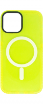 Vivid Magsafe Silicone Case Apple iPhone 12/12 Pro Yellow