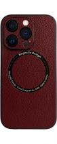 Vivid Magsafe Leather Case Apple iPhone 12 Pro Purple