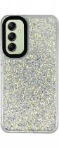 Vivid Glitter Shine Case Samsung Galaxy A14 4G/5G Silver