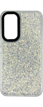 Vivid Glitter Shine Case Samsung Galaxy A14 4G/5G Silver