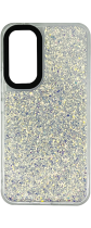 Vivid Glitter Shine Case Samsung Galaxy A14 4G/5G Silver