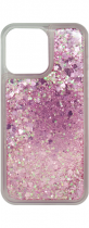 Vivid Liquid Glitter Case Apple iPhone 15 Pro Max Pink