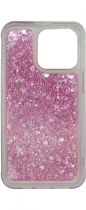 Vivid Liquid Glitter Case Apple iPhone 15 Pro Max Pink