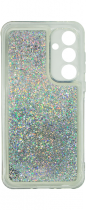 Vivid Liquid Glitter Case Samsung Galaxy A35 5G Silver