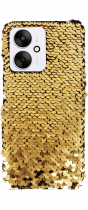 Vivid Sequin Case Redmi 13C Gold