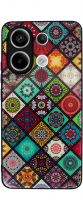 Vivid Ethnic Style Case Redmi Note 13 5G Red