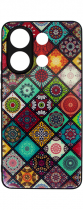 Vivid Ethnic Style Case Redmi Note 13 5G Red