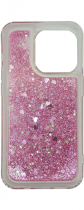 Vivid Liquid Glitter Case Apple iPhone 15 Pro Pink