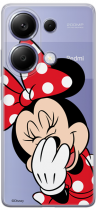 Disney Case Redmi Note 13 Pro Minnie Partial Print Smiley Transparent