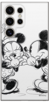 Disney Case Samsung Galaxy S24 Ultra Mickey and Minnie Full Print Secret White