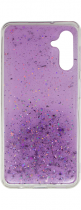 Vivid Liquid Glitter Case Samsung Galaxy A14 4G/5G Purple/Multicolor