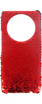 Vivid Sequin Case Redmi A3 Red