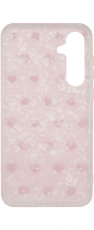 Vivid Heart Glitter Case Samsung Galaxy A04s Clear/Red