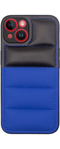 Vivid Puffer Back Cover Apple iPhone 14 Blue/Black