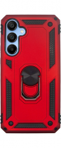 Vivid Ring Rugged Armor Case Samsung Galaxy A15 4G/5G Red