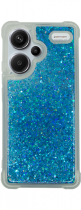 Vivid Liquid Glitter Case Redmi Note 13 Pro+ 5G Blue