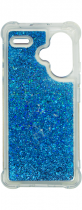 Vivid Liquid Glitter Case Redmi Note 13 Pro+ 5G Blue