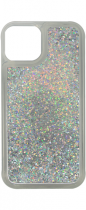 Vivid Liquid Glitter Case Apple iPhone 15 Pro Max Silver